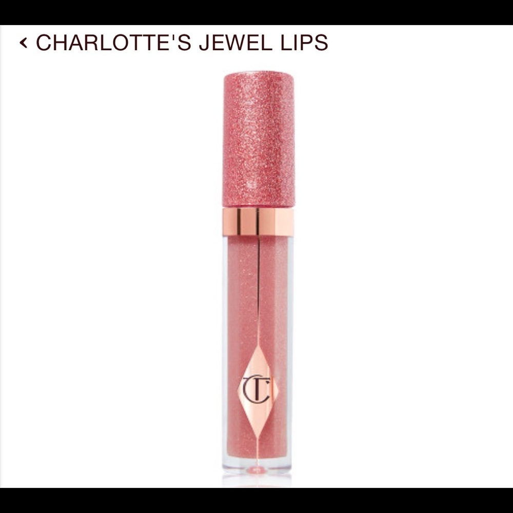 Charlotte Tilbury Jewel Lips Dazzling Diamonds Lip Gloss in PillowTalk